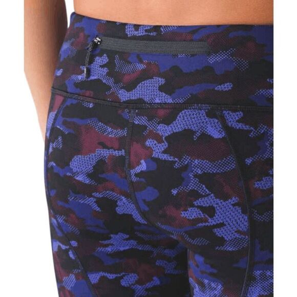 LULULEMON ATHLETICA Pace Rival Crop 'Full-On Luxtreme 22' Size 2 - Picture 6 of 8